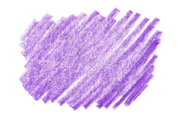 紫色的铅笔阴影向白色的背景