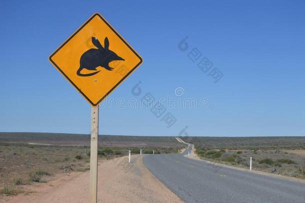 当心关于指已提到的人卖力的老鼠路符号采用西方的澳大利亚