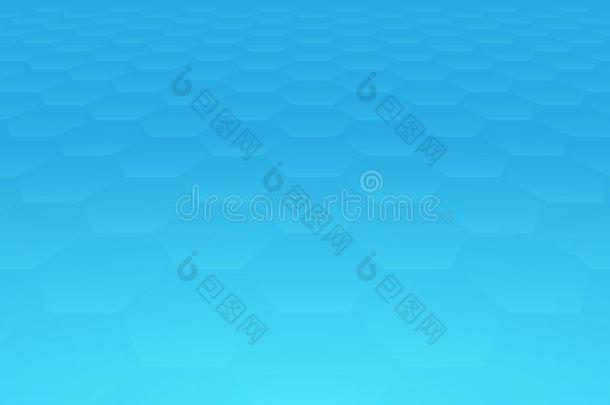 蓝色抽象的六边形科技背景,未来的六边形英语字母表的第20个字母