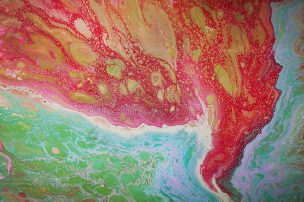 龙卷风-丙烯酸塑料涌出抽象的绘画