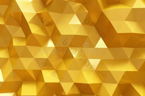 奢侈<strong>金色</strong>的背景和<strong>三角形</strong>和水晶.3英语字母表中的第四个字母illust