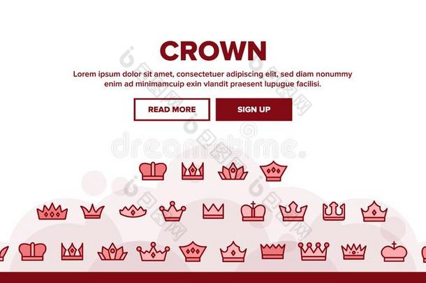 王国的头饰,王冠和头饰矢量偶像放置