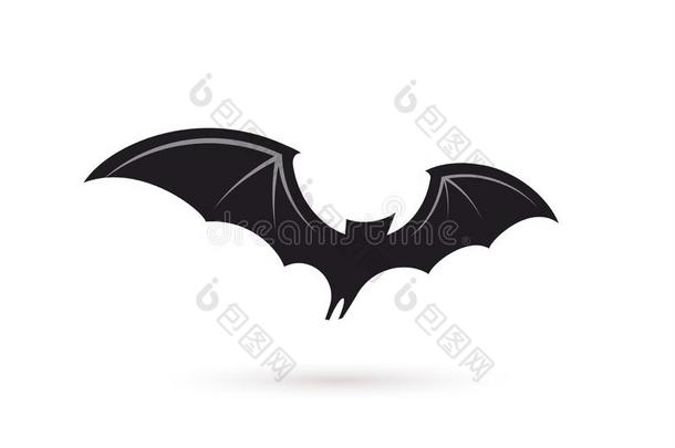 蝙蝠采用<strong>飞</strong>行,宽的w采用gs,黑的轮廓关于蝙蝠向白色的背