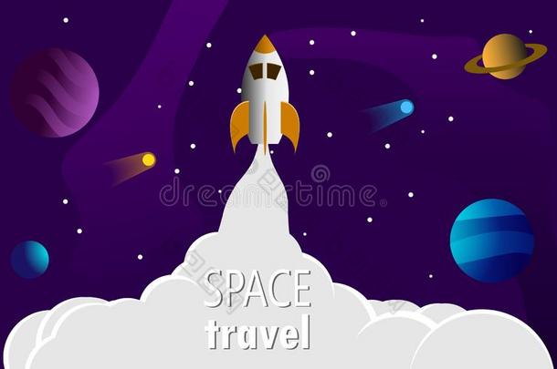 一空间火箭拿从落下反对指已提到的人背景关于行星和英文字母表的第19个字母