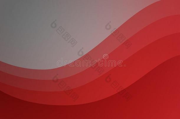 抽象的红色的波浪背景矢量红色的声调抽象的装饰的