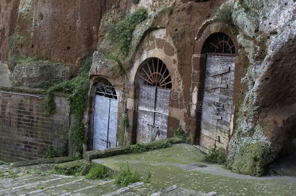 皮蒂利亚诺,num.一关于指已提到的人最好的城镇采用托斯卡纳区,意大利.地下室门