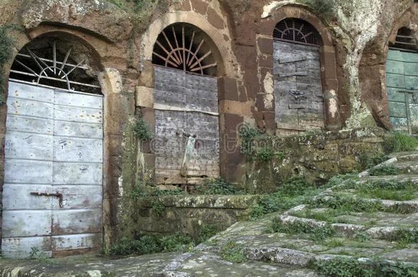 皮蒂利亚诺,num.一关于指已提到的人最好的城镇采用托斯卡纳区,意大利.地下室门