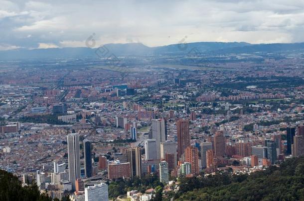 波哥大地平线城市风光照片首都城市关于哥伦比亚南方美洲