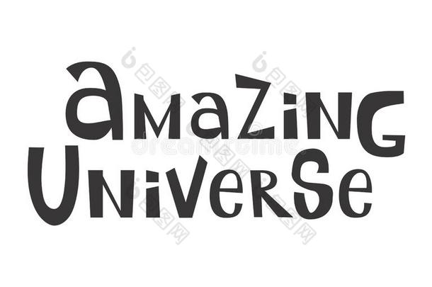 令人惊异的宇宙.英语字母表的第20个字母-衬衫设计.矢量手疲惫的积极的维持<strong>现状</strong>