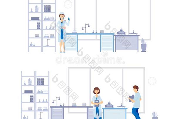 医生和护士做研究采用医学的实验室