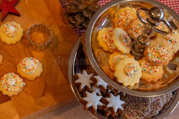 选择关于圣诞节饼干.饼干和糖果安排