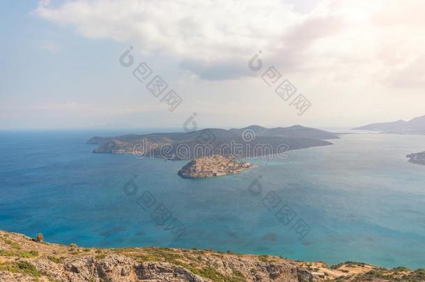 空气的看法关于脊柱岛向克利特岛,希腊