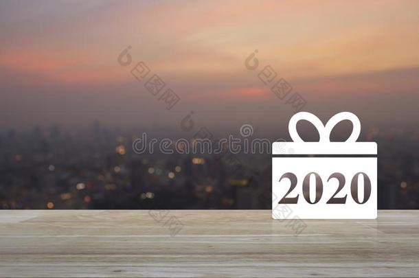 赠品盒幸福的新的年2020平的偶像