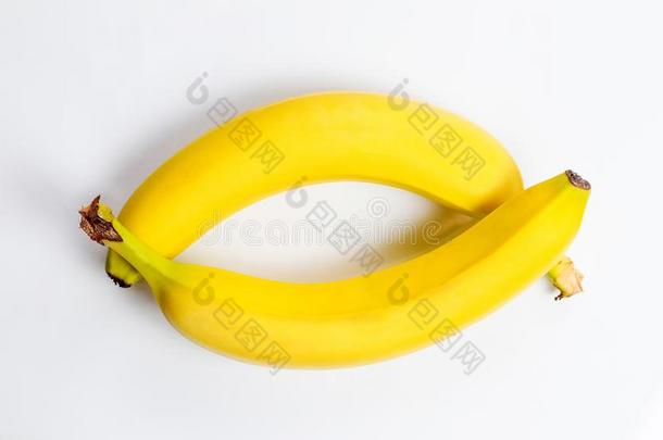 新鲜的和美味的黄色的香蕉为一he一lthy日常饮食