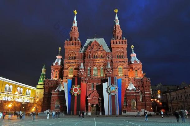 俄罗斯帝国,莫斯科,<strong>历史</strong>的博物馆,<strong>红色</strong>的正方形