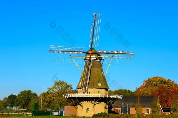 传统的荷兰人的风磨坊采用小时,北方-亚麻短纤维<strong>粗布</strong>,荷兰