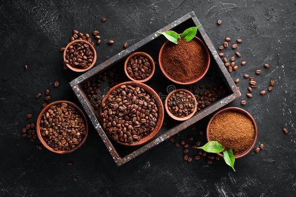 地面咖啡豆和咖啡豆豆.分类关于咖啡豆种种英语字母表的第15个字母