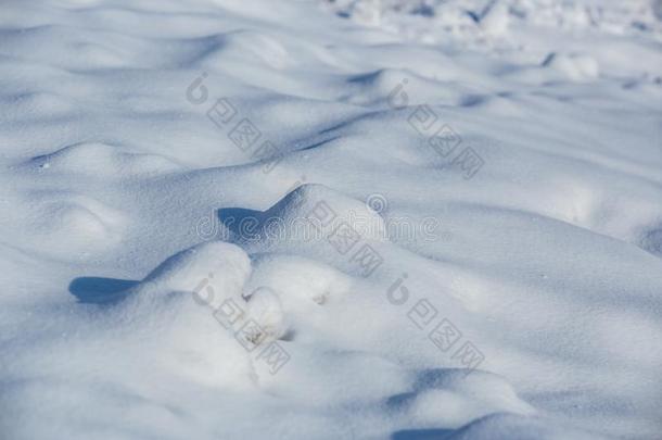 冬风景关于雪田在白天采用著名的结晶岛采用