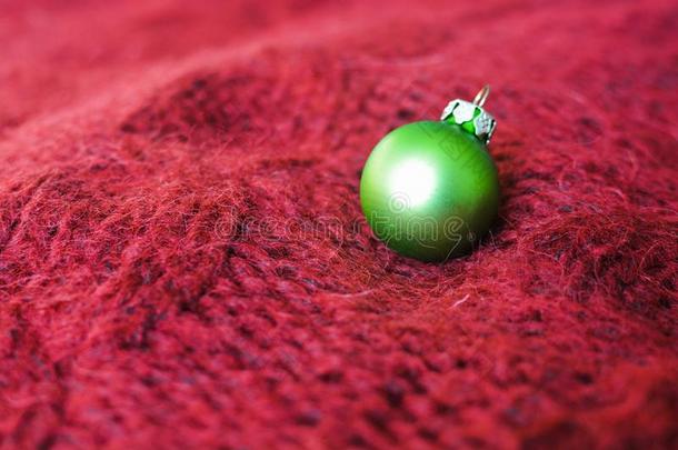 幸福的新的年.圣诞节幸福的.背景.羊毛.红色的.绿色的波黑