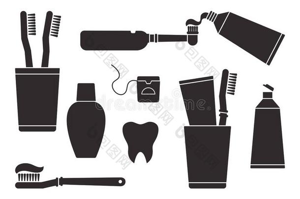 牙膏和牙刷.口头的关心和卫生,牙医业和