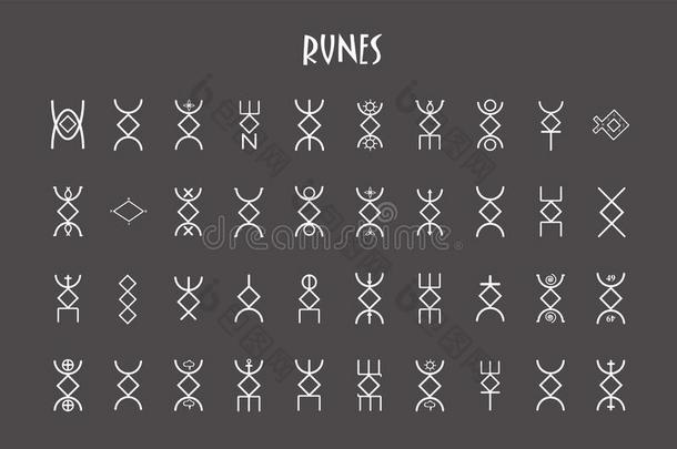 古代北欧文字放置关于文学,古代北欧使用的文字字母表.古代北欧文字的字母表.文字allnumberscalling全数字呼叫