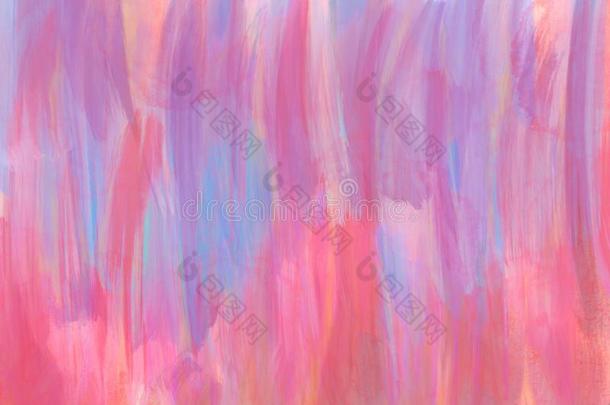 抽象的一击刷子一击丙烯酸塑料绘画背景.粉红色的一