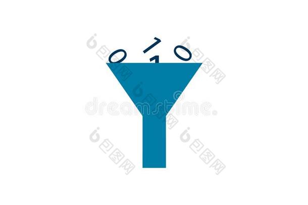 成漏斗形：描述膀胱底及膀胱尿道交接区资料偶像矢量.简单的平的象征.完美的象形文字