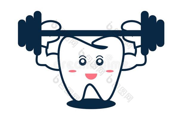 牙齿的<strong>吉祥</strong>物,牙<strong>吉祥</strong>物牙齿的标识设计矢量
