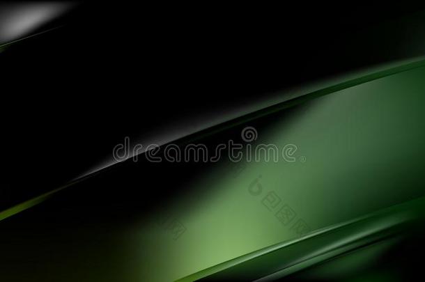抽象的绿色的和黑的对角线发光的台词背景设计