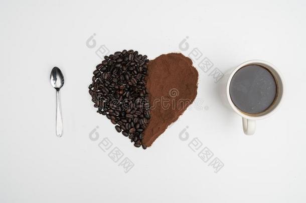 烤咖啡豆豆,我爱咖啡豆,心和烤咖啡豆英语字母表的第2个字母