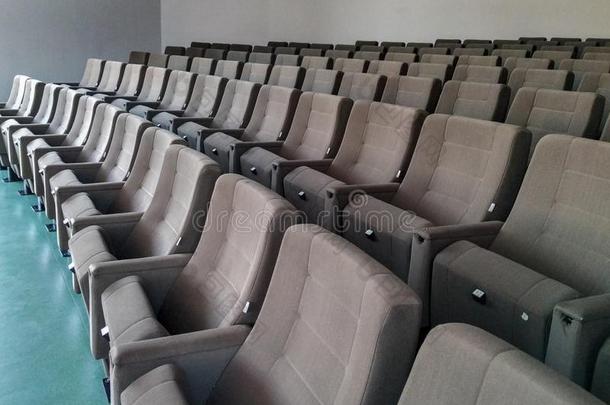 空的观众席观众椅子对准的采用圆形露天剧场采用collect收集