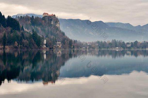城堡在上面湖流血,斯洛文尼亚