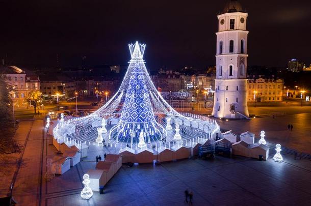 <strong>圣诞节</strong>树采用维尔纽斯,立陶宛.<strong>2019圣诞节</strong>树num.一关于
