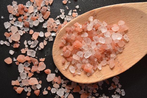 喜玛拉雅的粉红色的盐健康的组成部分食物日常饮食