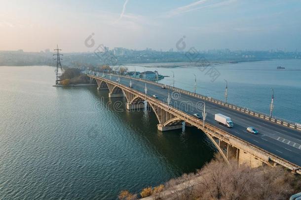 空气的秋沃罗涅什城市<strong>风光</strong>照片从雄蜂<strong>飞行</strong>高度.看法