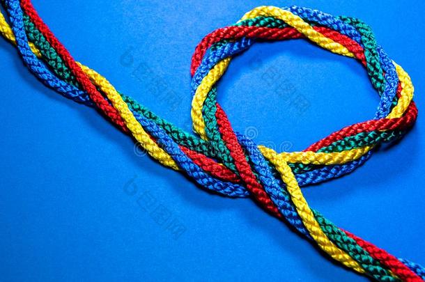 颜色鲜艳的绳子