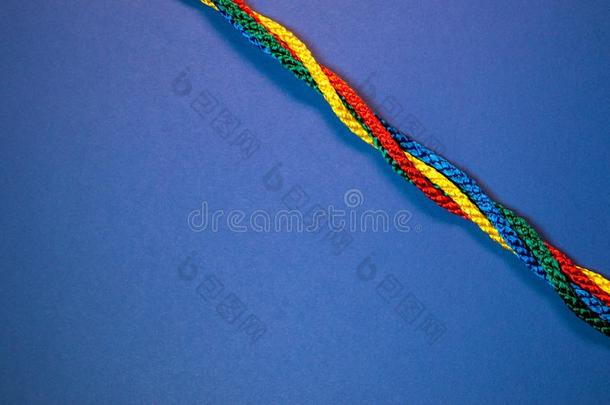 颜色鲜艳的绳子