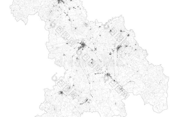 <strong>卫星地图</strong>关于省份关于亚历山德里亚,镇和锚地,建造