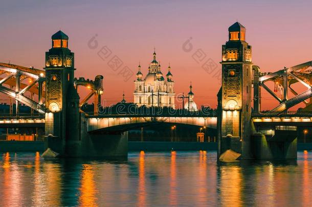 史莫尼总教堂,六月夜.圣人般的人-彼得斯堡,俄罗斯帝国