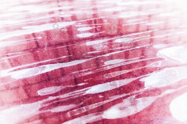粉红色的行星抽象的织地粗糙的纸背景