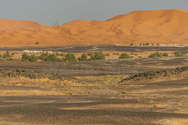 典型的沙漠风景采用指已提到的人地图集关于指已提到的人撒哈拉沙漠沙漠采用=moment