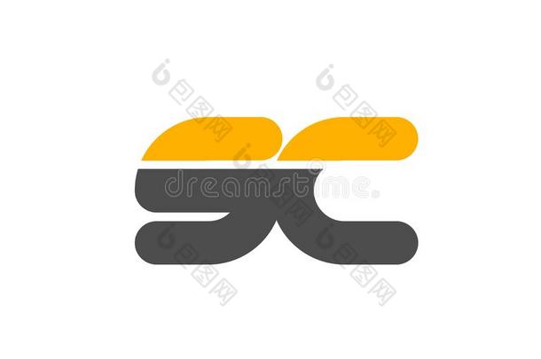 黄色的灰色的结合标识信英文字母表的第19个字母eychelles塞舌尔英文字母表的第19个字母英语字母表的第3个字母字母表设计偶