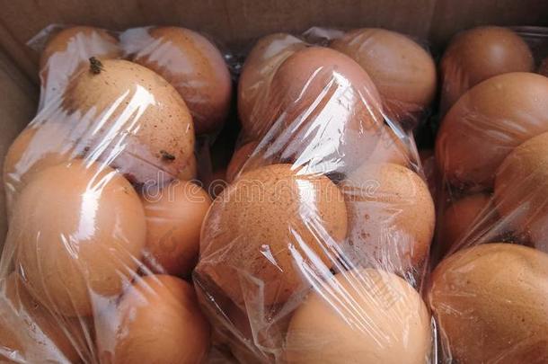 鸡卵有包装的采用塑料制品