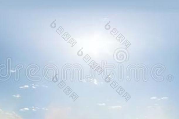 清楚的蓝色天和极热的太阳.无缝的HannaDairyResearcInstitute汉纳乳品研究所全景画360demand需要