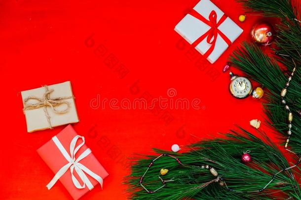 圣诞节背景圣诞节树礼物圣诞节装饰