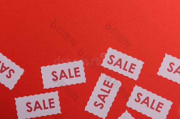 卖红色的标签加标签于.最好的价格购物提供.打折扣卖商品推销