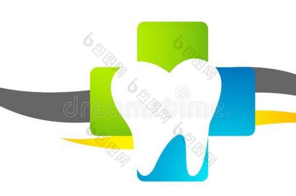 牙齿的诊所牙科医生人医学的健康状况关心标识设计图标