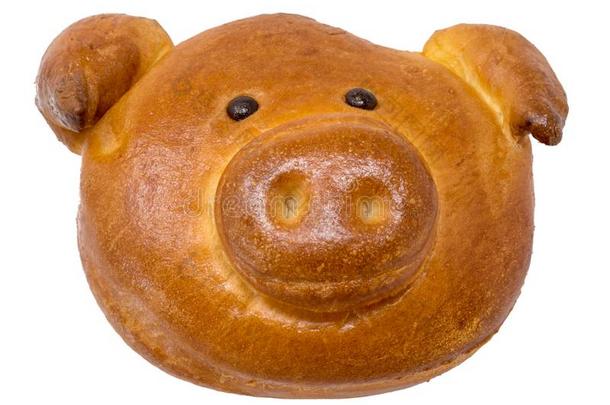 圣诞节甜饼干采用指已提到的人形状关于一猪`英文字母表的第19个字母f一ce一英文字母表的第19个字母命运甜饼干