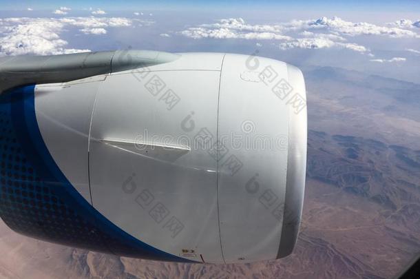 涡轮喷气引擎发动机关于乘客飞机