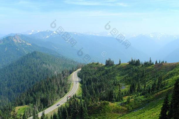 路向飓风背脊,奥林匹斯山的国家的公园,Washing向n国家